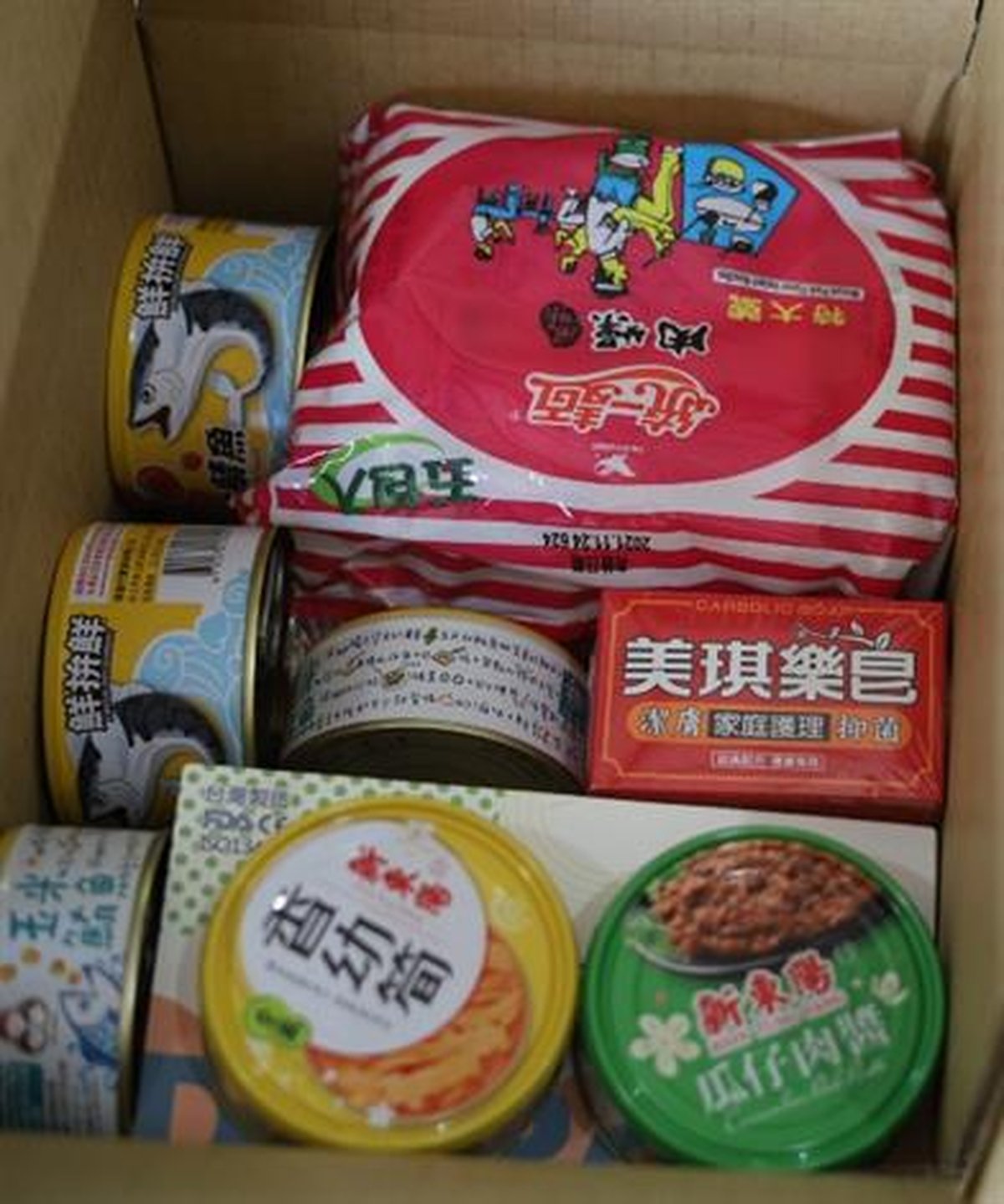 1919食物包內容物