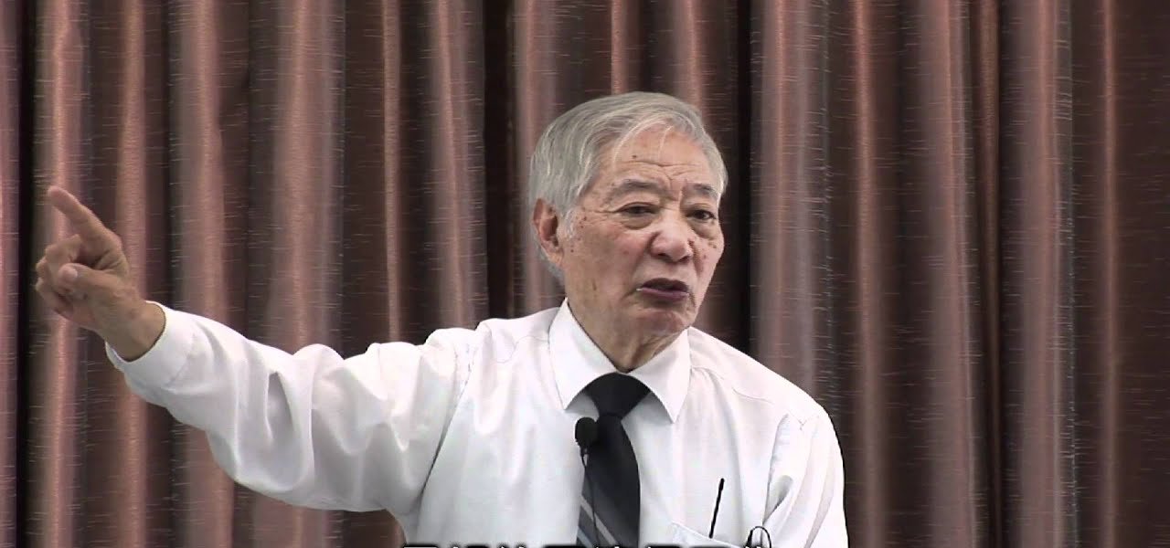 校園福音團契〈懷念查大衛牧師〉追思影片中的講道影像